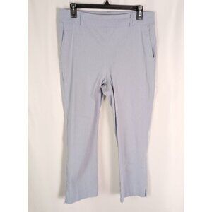 Hilary Radley Pull-On Ankle Pants Tummy Control Stretch Black Women’s Size M